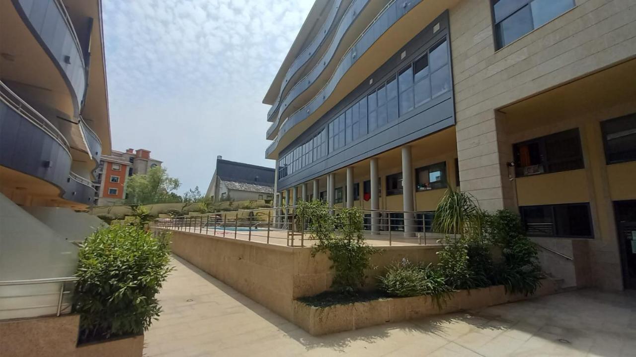 Apartamento En Urbanizacion Con Piscina En Playa De Silgar Sanxenxo Extérieur photo